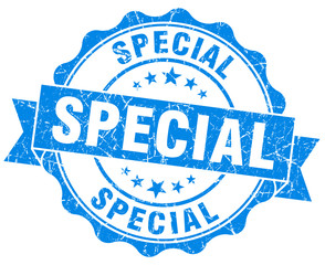 Fototapeta premium special blue grungy stamp