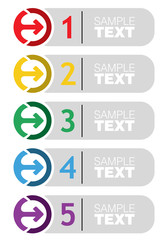 Obraz premium Editable template with abstract