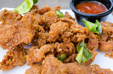 twilight view with antique bicycle