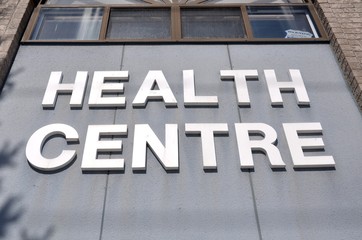 Health Centre sign