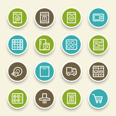 Kitchen Appliances Web Icons