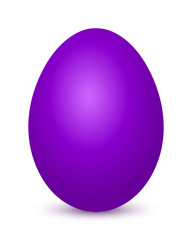 Violettes Osterei