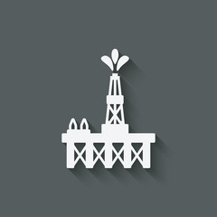 oil platform symbol