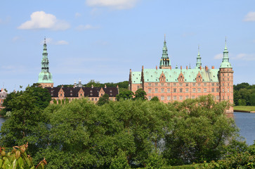 Obraz premium Frederiksborg Palace. Hillerod, Denmark