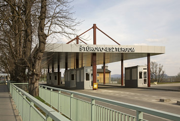 Border point in Sturovo. Slovakia