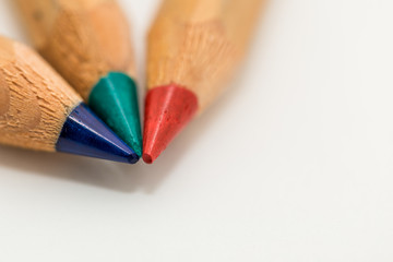 Rot - grün - blau - Buntstifte