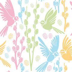 seamless pattern, spring