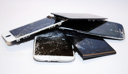 Smartphone Displayschaden Display kaputt