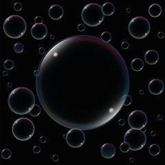 Big Soap Bubble Black