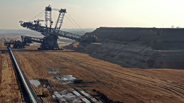 Giant Bucket Wheel Excavator - Opencast mining
