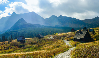 Obraz premium Hala Gasienicowa in Tatra Mountains