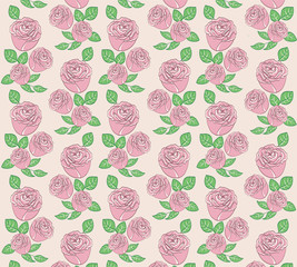 Roses pattern