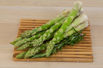 Raw asparagus