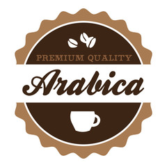 Vintage Arabica Coffee Label