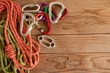 Mountain gear for climbing
