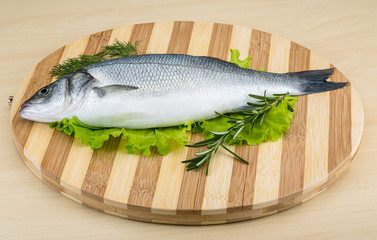 Raw seabass