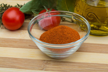 Paprika powder