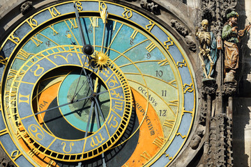 Fototapeta na wymiar Historical medieval astronomical Clock in Prague