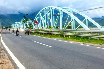 Obraz premium Railway bridge in Vietnam