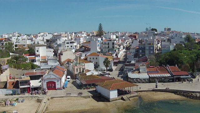 Aerial from Alvor in Portugal