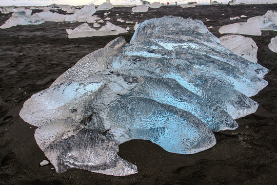 Islanda: iceberg sulla spiaggia
