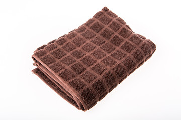 bath towel on white background