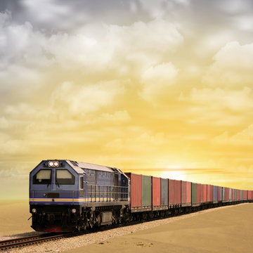 Fototapeta Freight Train