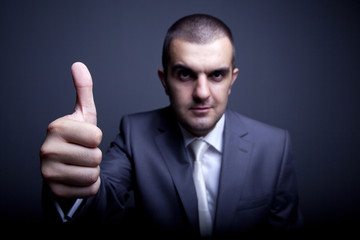 Businessman Thumbs Up