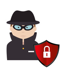 Security design, vector illustration.