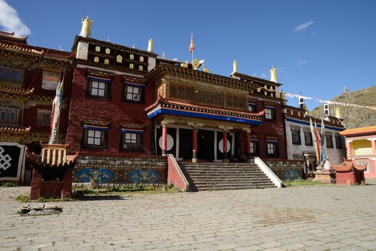 TaGong tibetan temple in Schuan tibetan area.