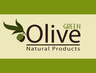 Olive oil design, vector illustration.