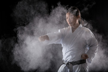 Practicing karate © DragonImages