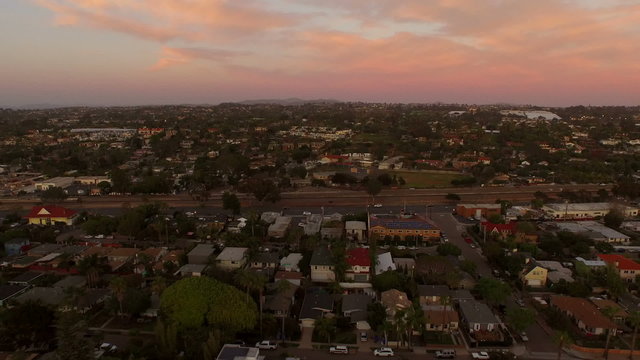 Encinitas Aerial Sunset