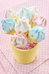 Marshmallow cake pops