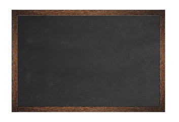 Metal blackboard.