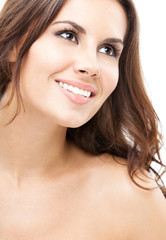 Obraz premium Portrait of beautiful young woman, isolated