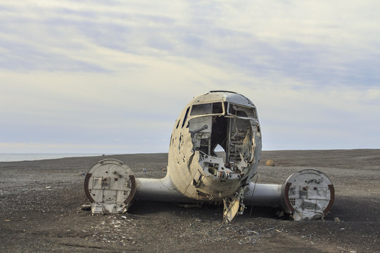 il relitto aereo Islandese a Sólheimasandur 