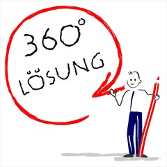 360 Grad Lösung Coach Trainer Dozent
