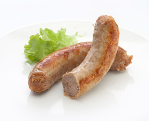 Fried sausages