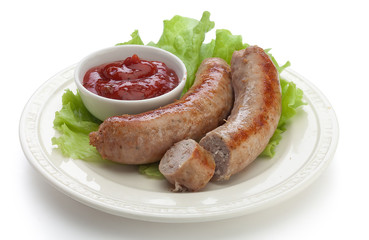 Roasted sausages