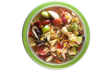 Mixed fruit spicy salad, Thai style