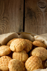 Shortbread cookies in box