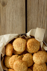 Shortbread cookies in box