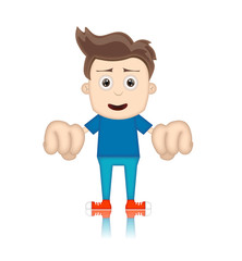 Ben Boy Cartoon Character Toon Man