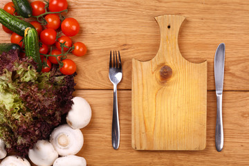 Cutting board background