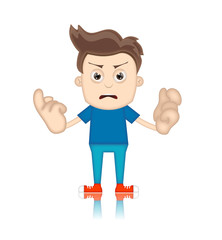 Ben Boy Cartoon Character Toon Man