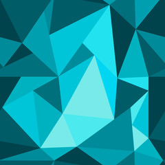 Blue abstract background polygon