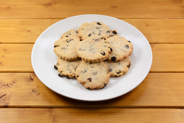 Tasty traditional Easter currant cookies
