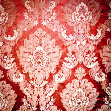 Red Damask Tapestry