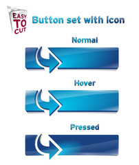 Button_Set_with_icon_1_212 - obrazy, fototapety, plakaty